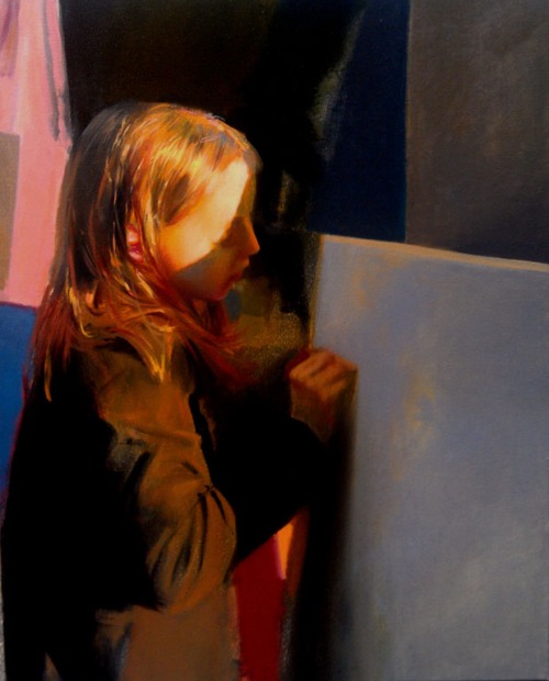 Serge Zhukov, "Drawing Lesson 3.," 36 X 24 inches, Oil On Canvas